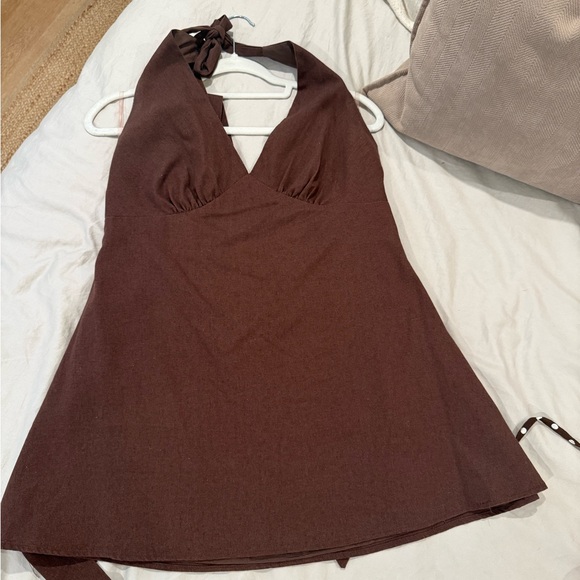 Peppermayo Dresses & Skirts - Peppermayo Brown Mini Dress